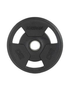 Jordan® Rubber Tri-Grip Olympic Weight Plate - 20KG
