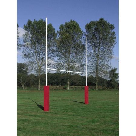 Harrod No 3 Steel Rugby Posts - Socketed - 6m