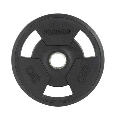 JORDAN® Rubber Tri-Grip Olympic Weight Plates
