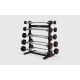 Jordan Barbell Rack 10 bars - Black