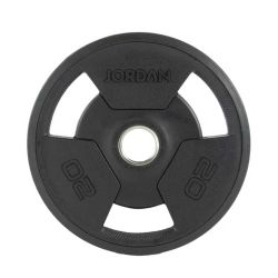 Jordan® Rubber Tri-Grip Olympic Weight Plate - 20KG