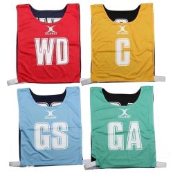 Gilbert Reversible Netball Bibs Set
